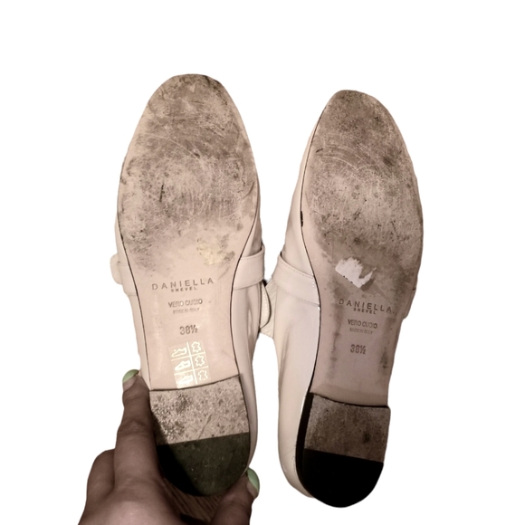 Daniella Shevel Size 38.5 Patent Leather Blush Shoes - Picture 9 of 10